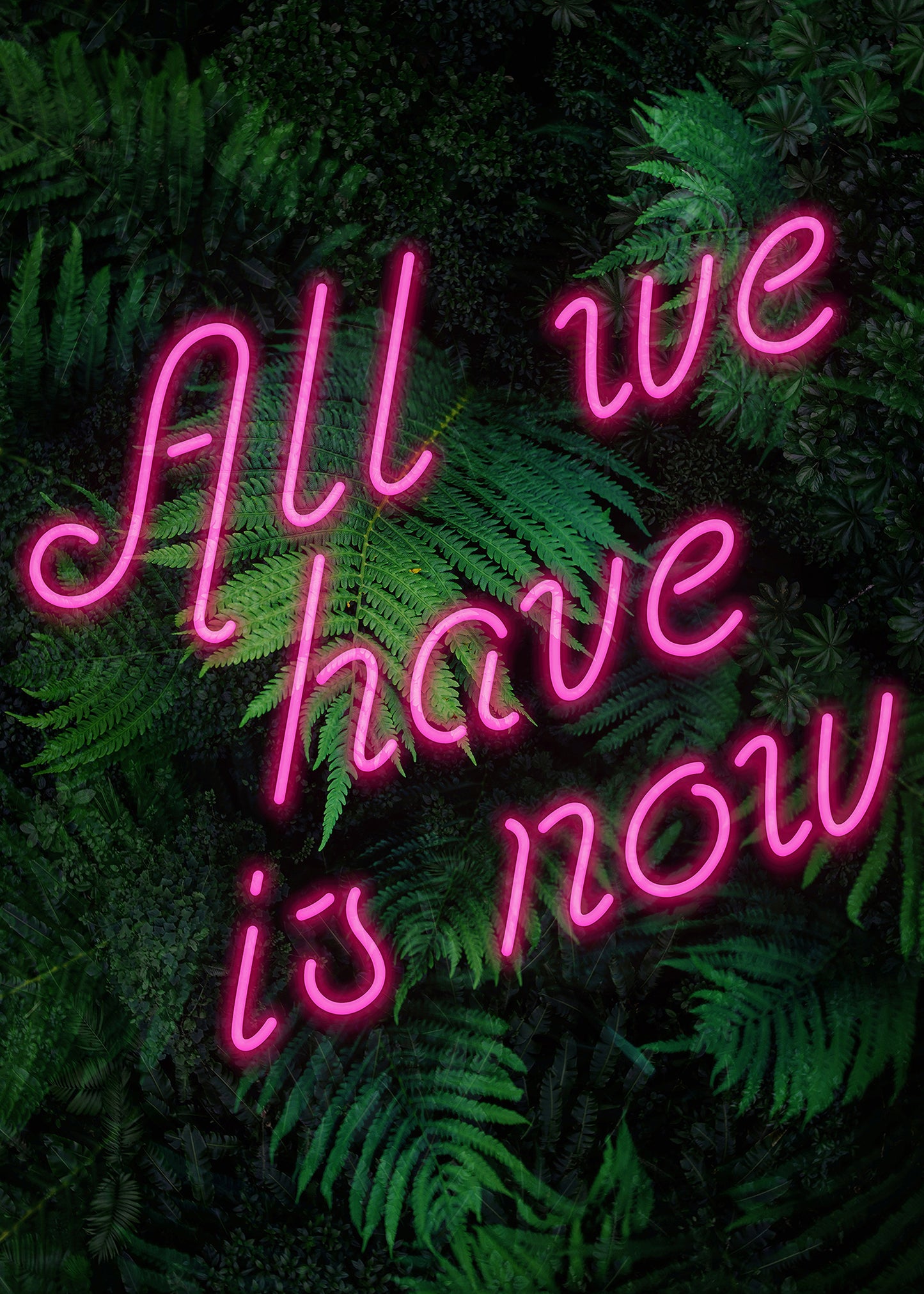 All We Have Is Now Neon Pint