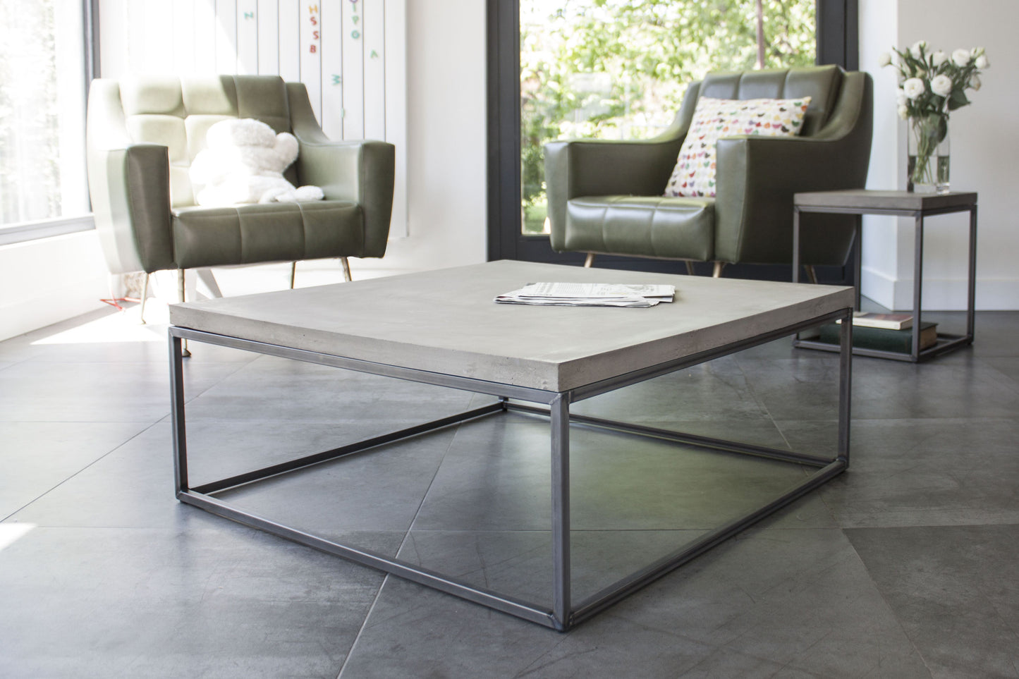 Large Perspective Square Coffee Table