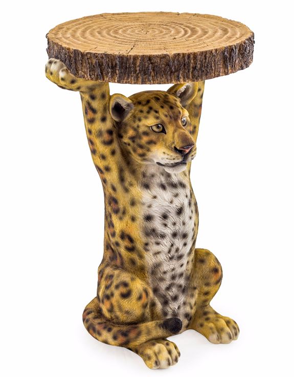 Leopard Side Table