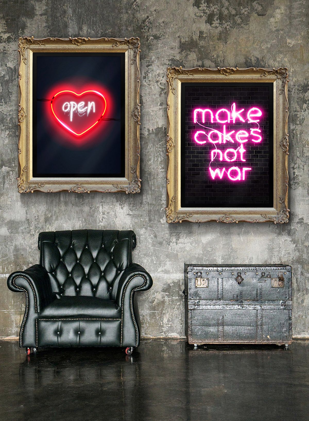 Make Cakes Not War Print