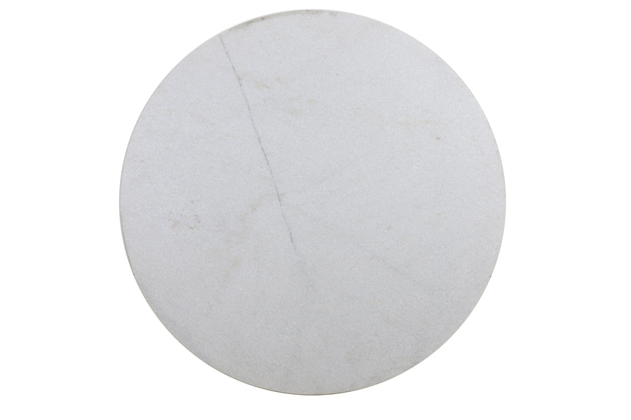 Tomochi Round White Marble Dining Table