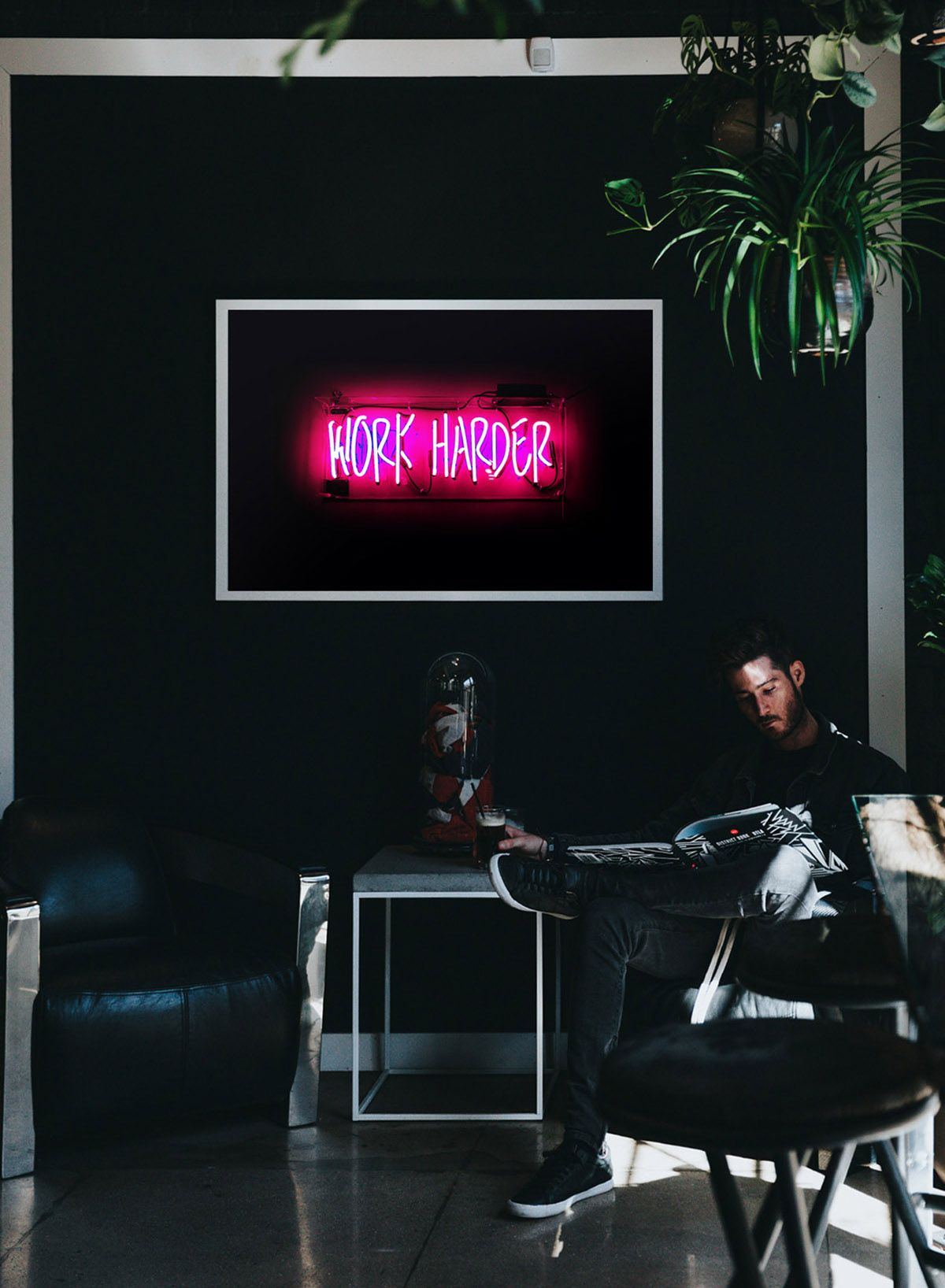 Work Harder Print
