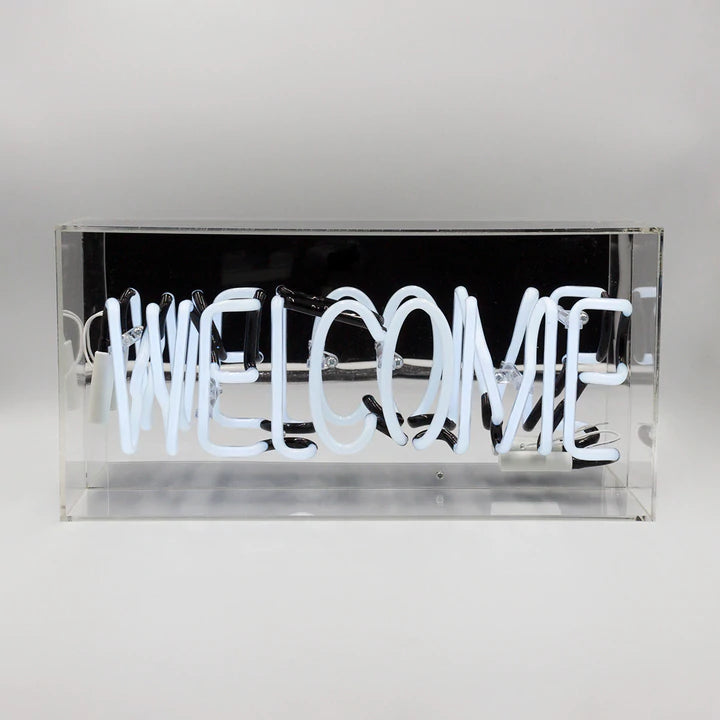 Welcome Neon Sign