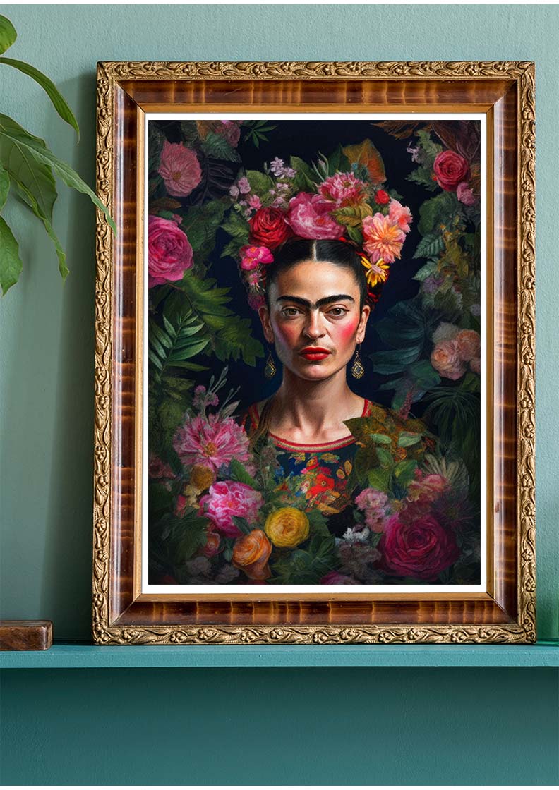 Frida Kahlo Roses Print