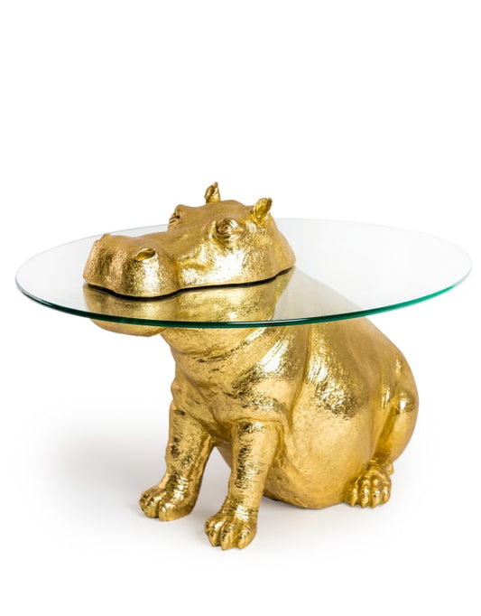 Gold Hippo Coffee Table
