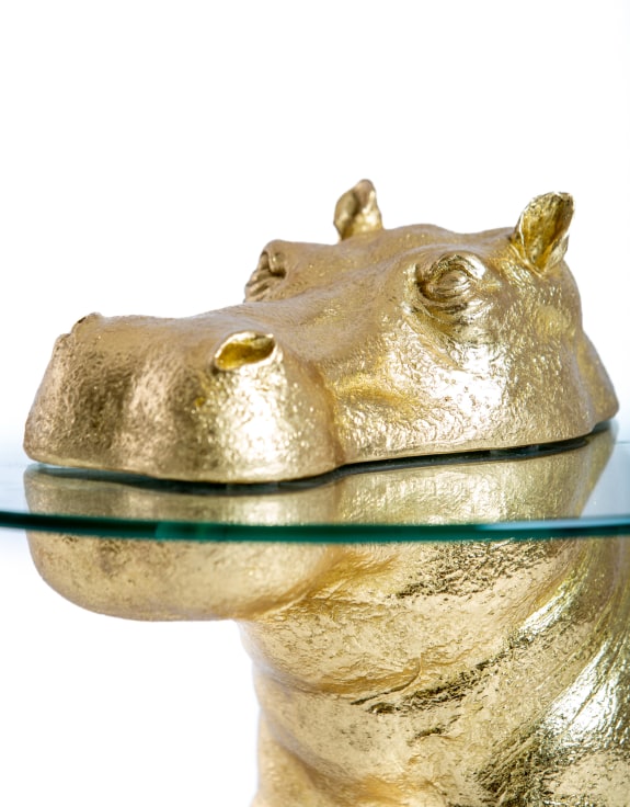 Gold Hippo Coffee Table