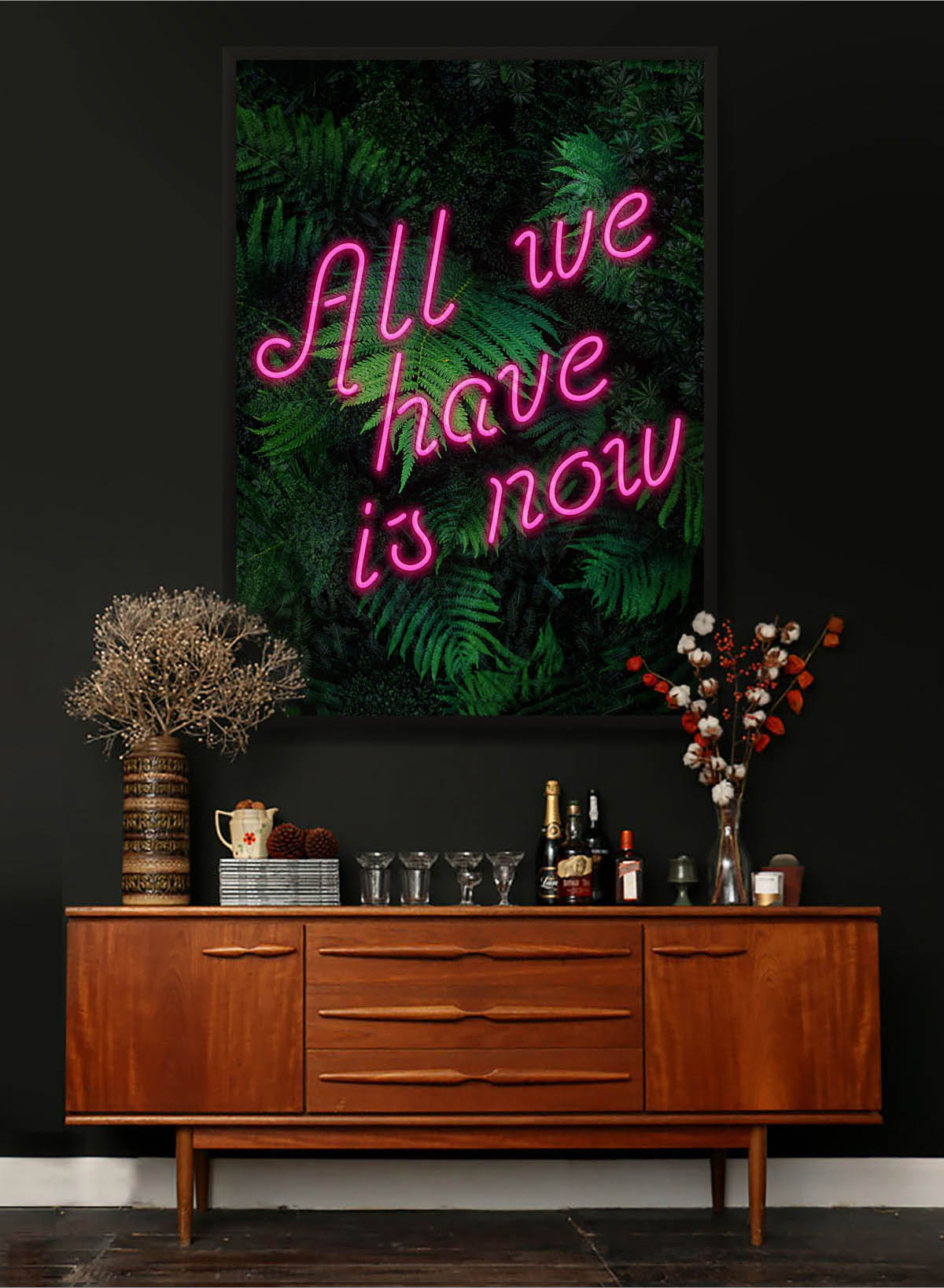 All We Have Is Now Neon Pint