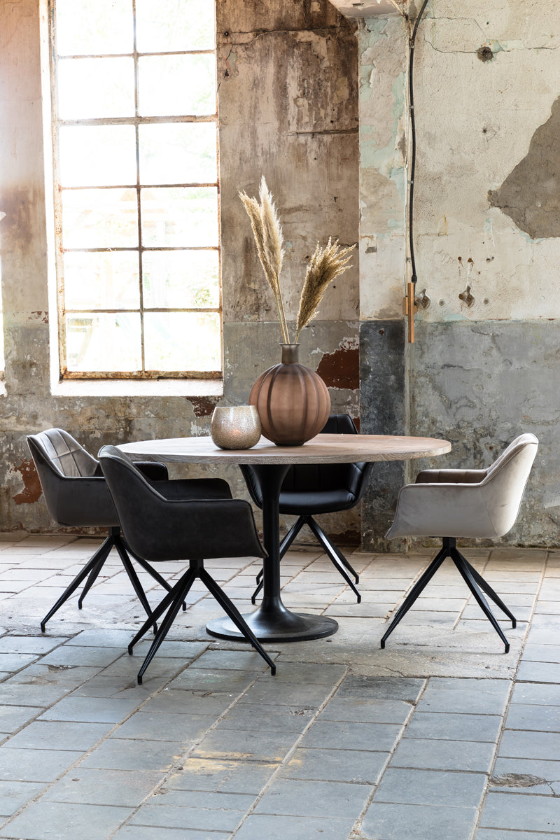 Biboca Grey Acacia Wood Dining Table