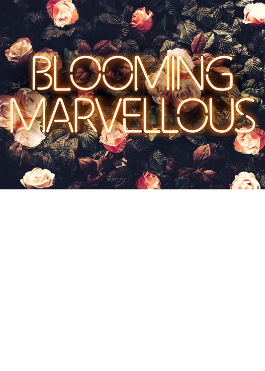 Blooming Mavellous Neon Print