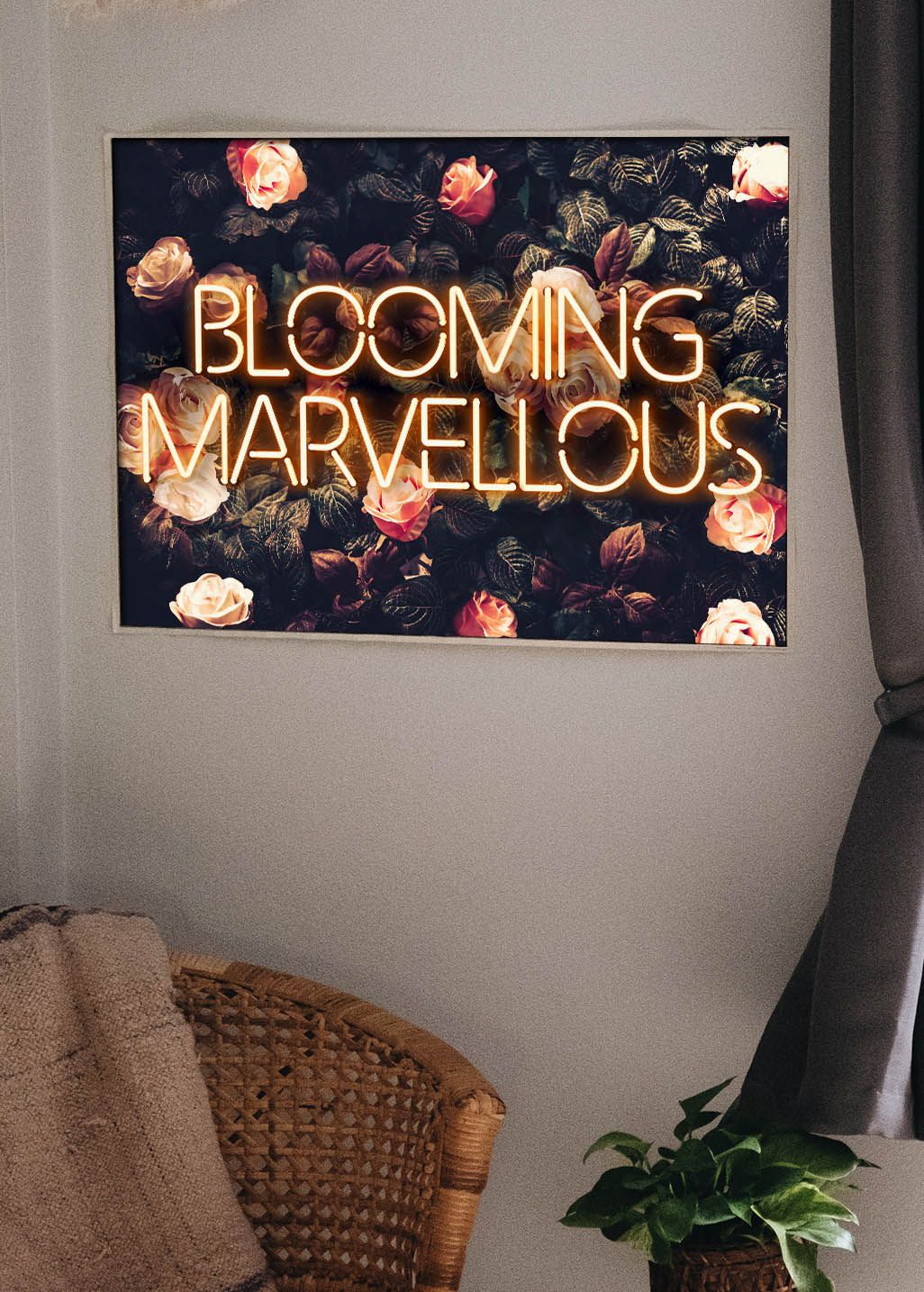 Blooming Mavellous Neon Print