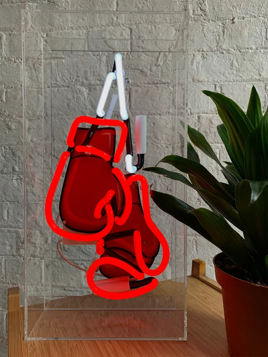 Boxing Gloves Neon Sign