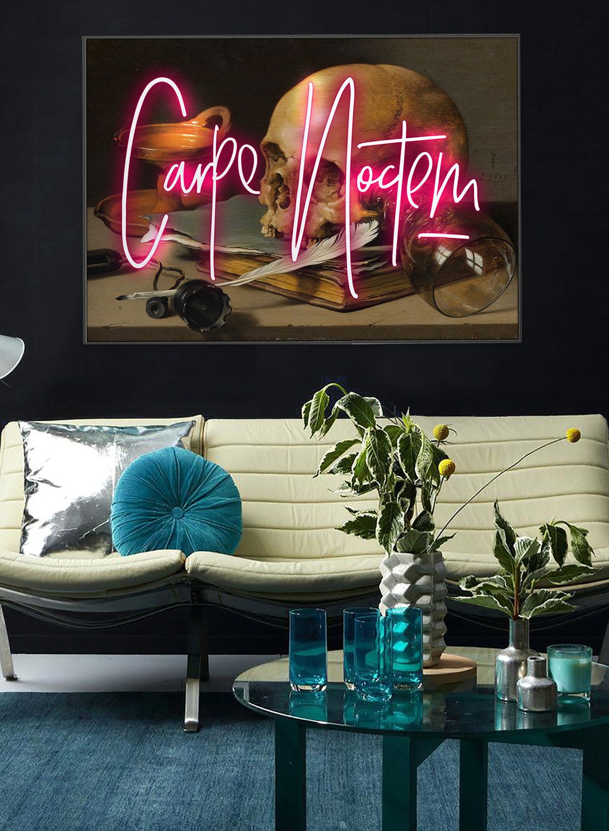 Carpe Noctem Neon Print