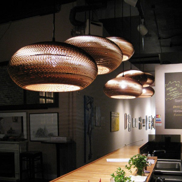 Graypants Scraplight Disc 24inch Pendant Lamp