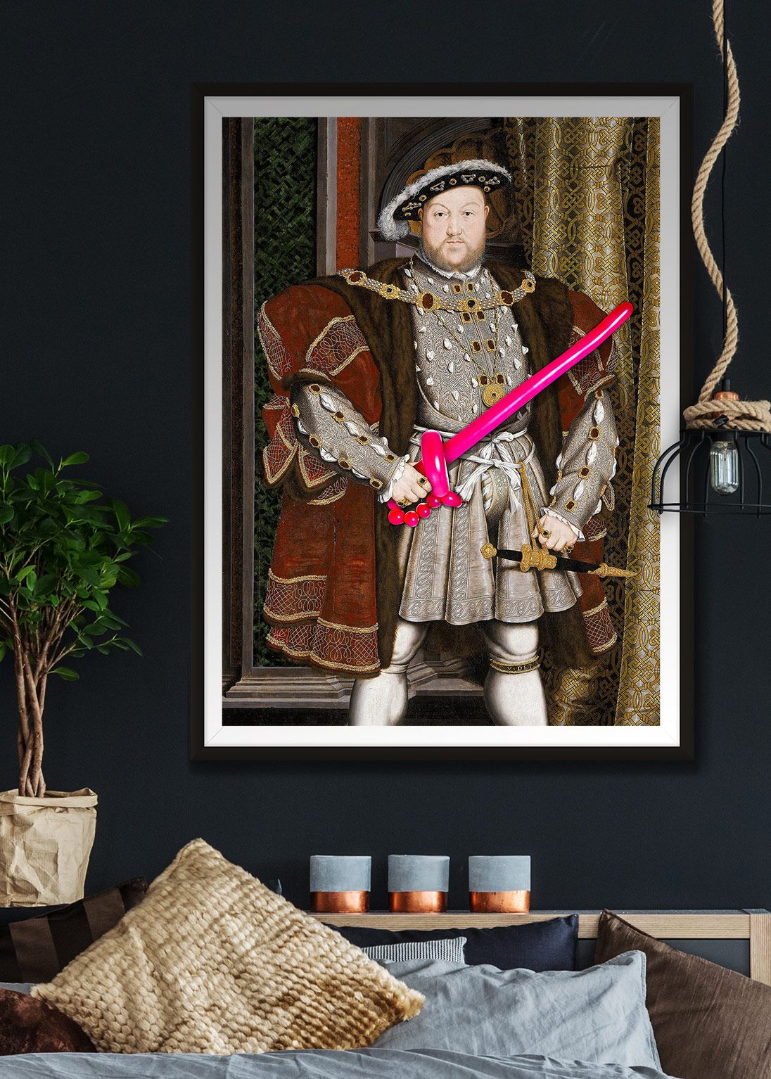 Henry VIII Balloon King Print