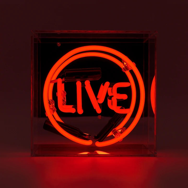 Live Neon sign