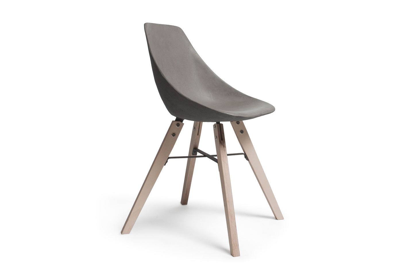 Hauteville Concrete & Plywood Dining Chair