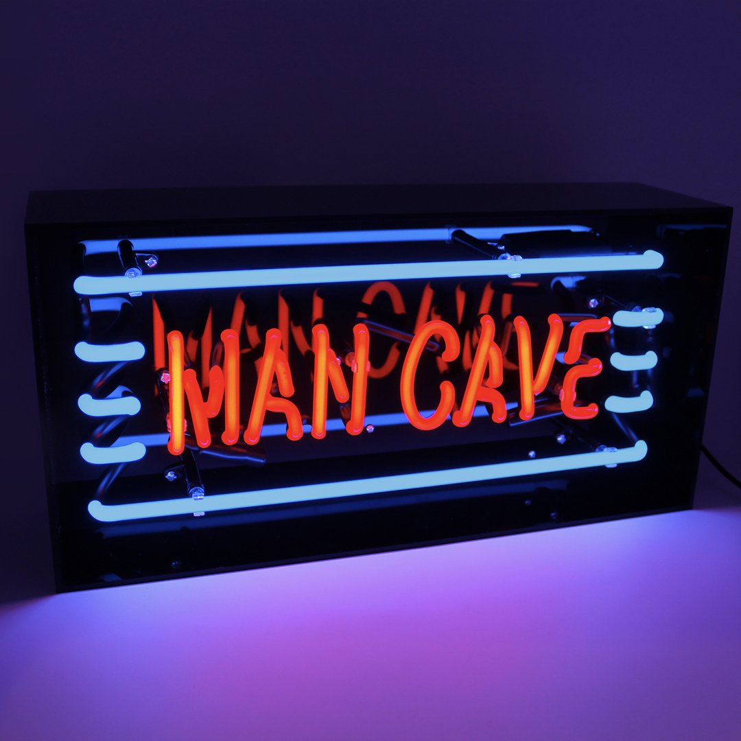 Mancave Acrylic Neon Light Box