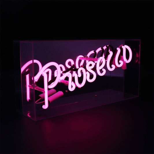 Prosecco Acrylic Neon Light Box