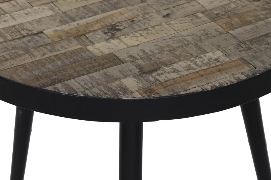 Puico Round Wood Coffee Table