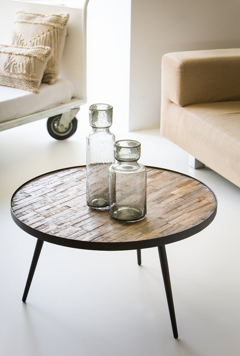 Puico Round Wood Coffee Table
