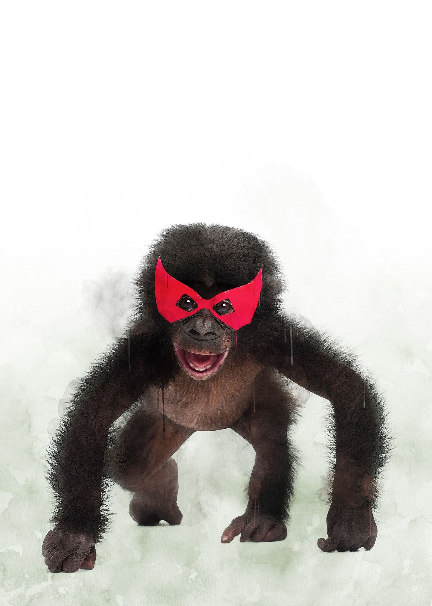 Super Chimp! Little Heroes Animal Print