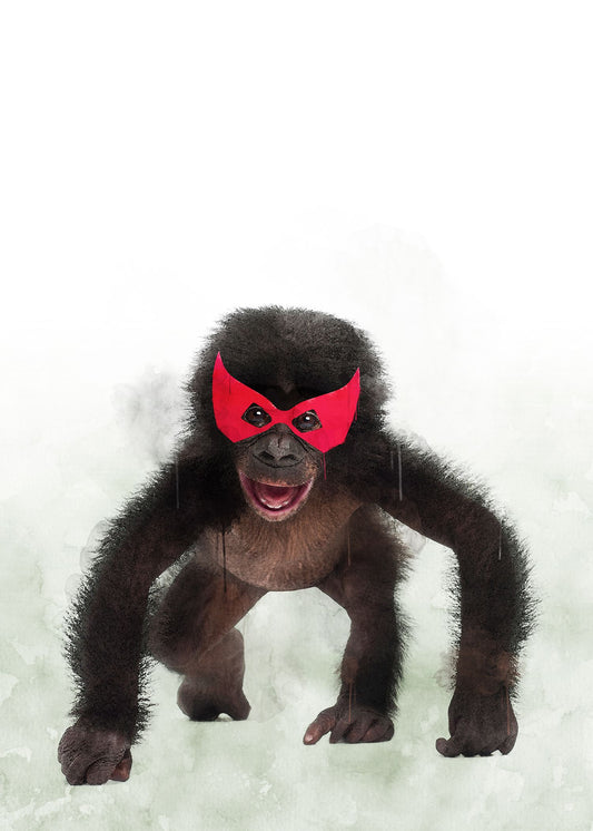 Super Chimp! Little Heroes Animal Print