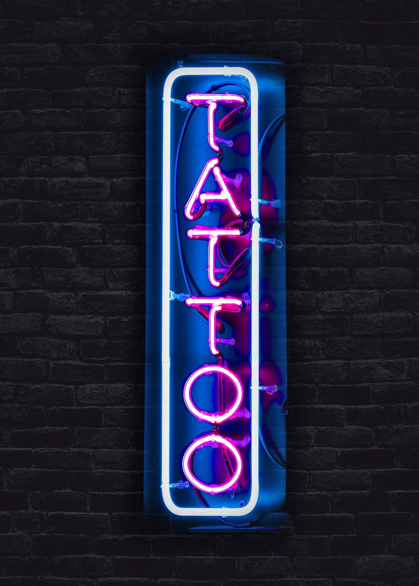 Tattoo Neon Sign Photography Print