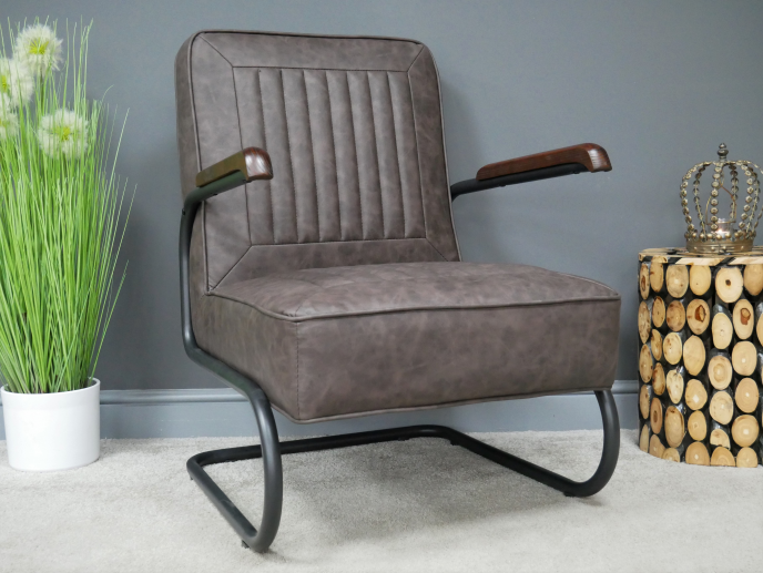 Grey Retro Chair