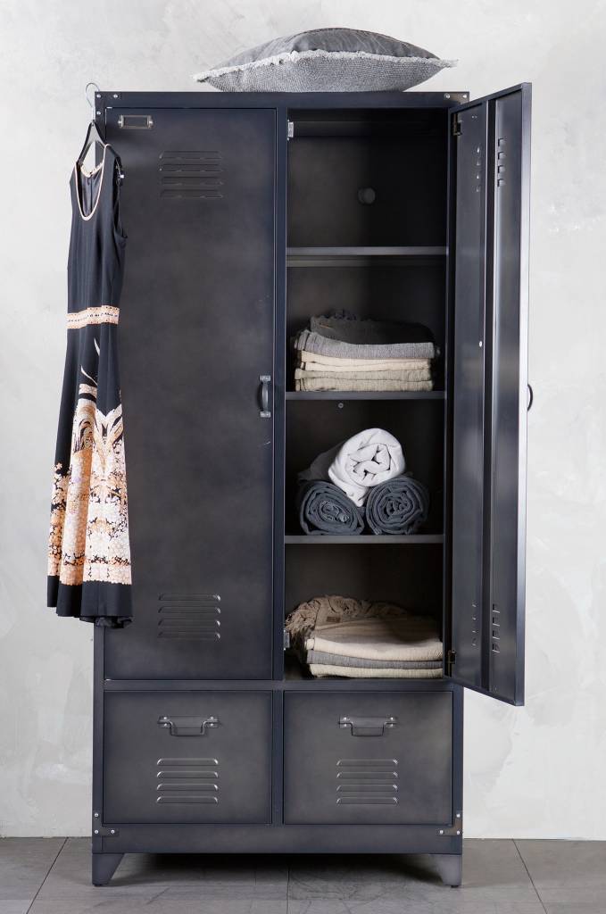 Vt Wonen Metal Industrial Style Locker